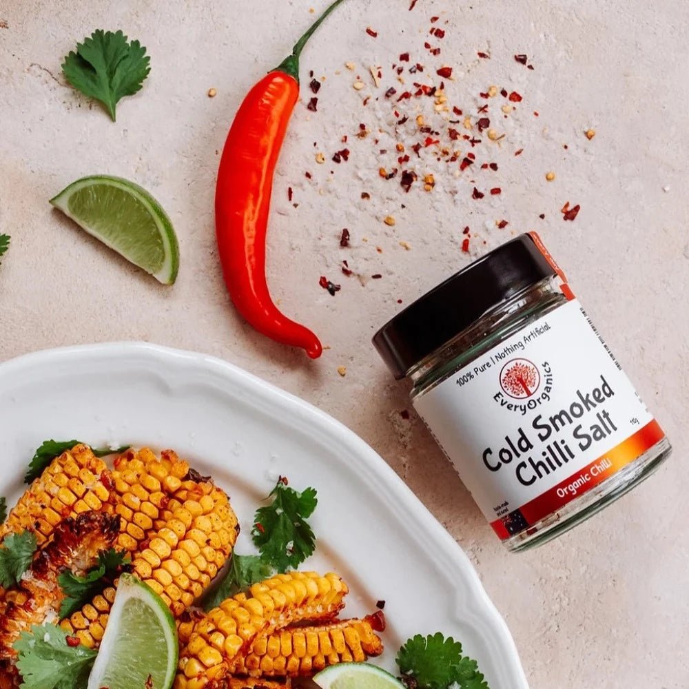 EveryOrganics - Cold Smoked Chilli Salt - 110g - Everybody Loves Hampers