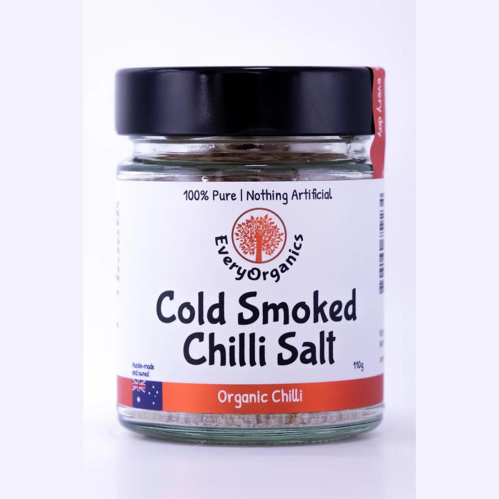 EveryOrganics - Cold Smoked Chilli Salt - 110g - Everybody Loves Hampers