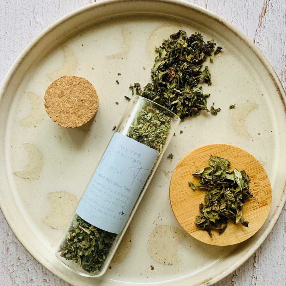Inspired Botanicals - Organic Loose Leaf Tea - Mint Mix - 15g - Everybody Loves Hampers