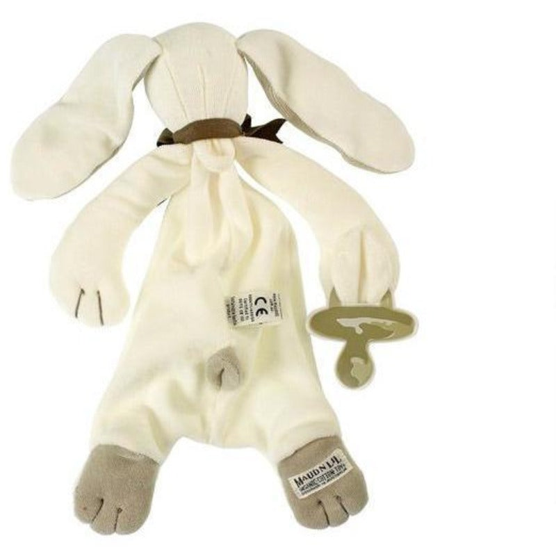 Maud n Lil - Baby Soft Toy Comforter/ Dou Dou (Organic) – Ears The Bunny - Everybody Loves Hampers - eco friendly gifts, sustainable gifts, earth friendly gifts, environmentally friendly gifts