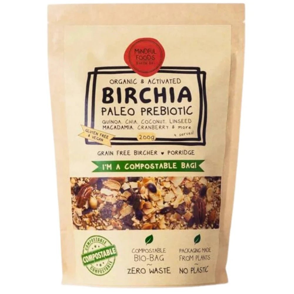 Mindful Foods - Birchia Paleo Prebiotic - Organic & Activated - 200g - Everybody Loves Hampers