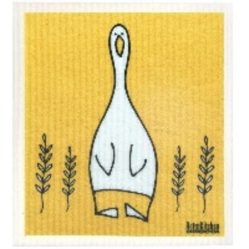 Retro Kitchen - Dish Cloth - Duck - Everybody Loves Hampers - eco friendly gifts, sustainable gifts, earth friendly gifts, environmentally friendly gifts