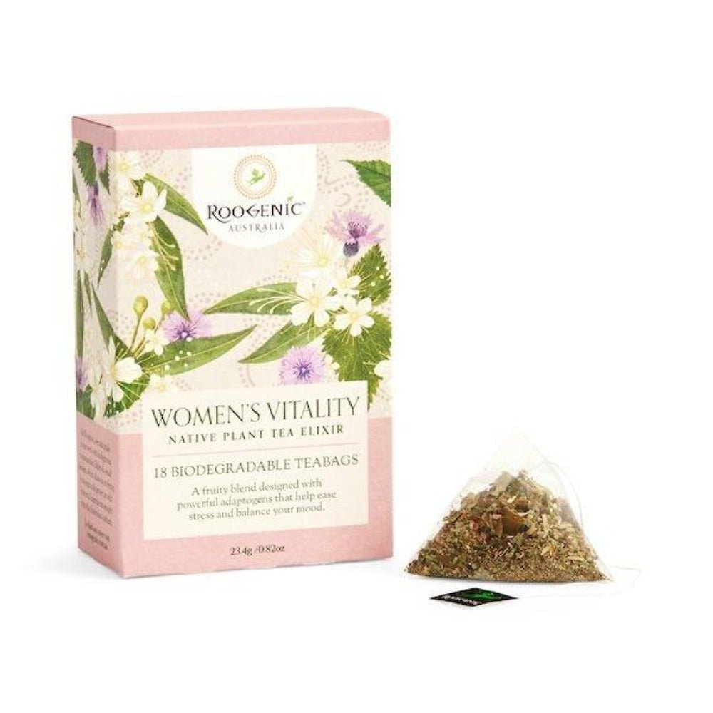 Roogenic Australian Native Women’s Vitality Tea Bags - Everybody Loves Hampers