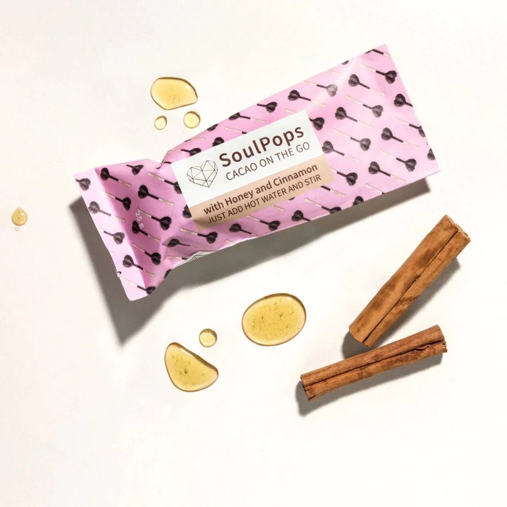 SoulPops - Honey with Cinnamon - Single Pack - 25g - Everybody Loves Hampers
