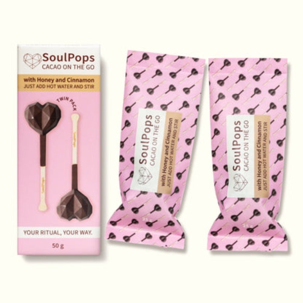 SoulPops - Honey with Cinnamon - Twin Pack - 50g - Everybody Loves Hampers
