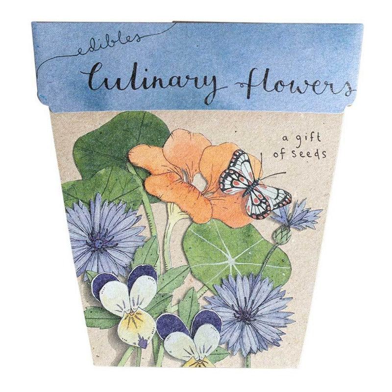 Sow n Sow - Culinary Flowers Gift of Seeds - Everybody Loves Hampers - eco friendly gifts, sustainable gifts, earth friendly gifts, environmentally friendly gifts