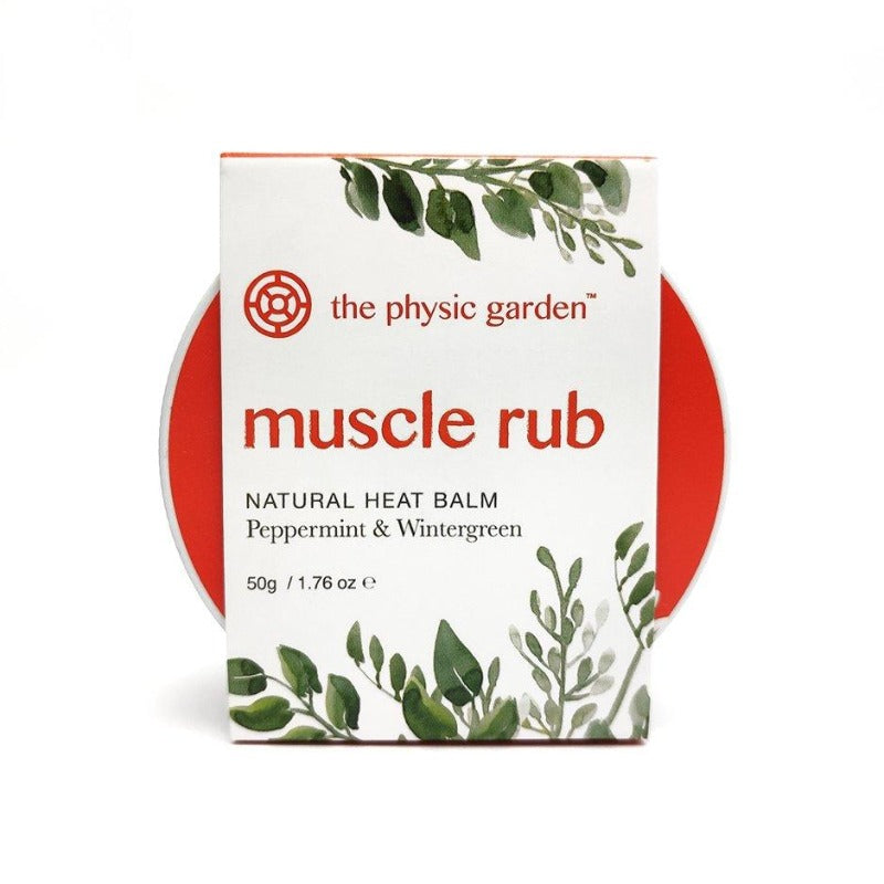 The Physic Garden - Muscle Rub - 50g - Everybody Loves Hampers - eco friendly gifts, sustainable gifts, earth friendly gifts, environmentally friendly gifts